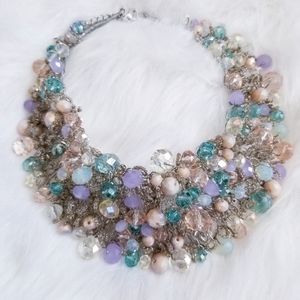 Pastel beaded Aldo necklace